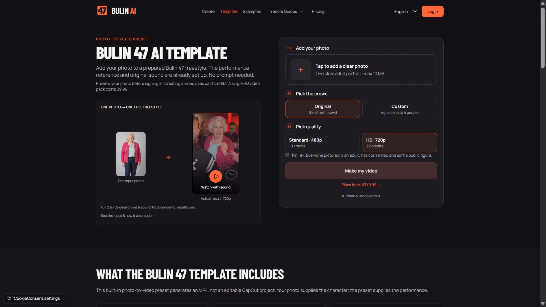Bulin 47 AI Video Generator preview