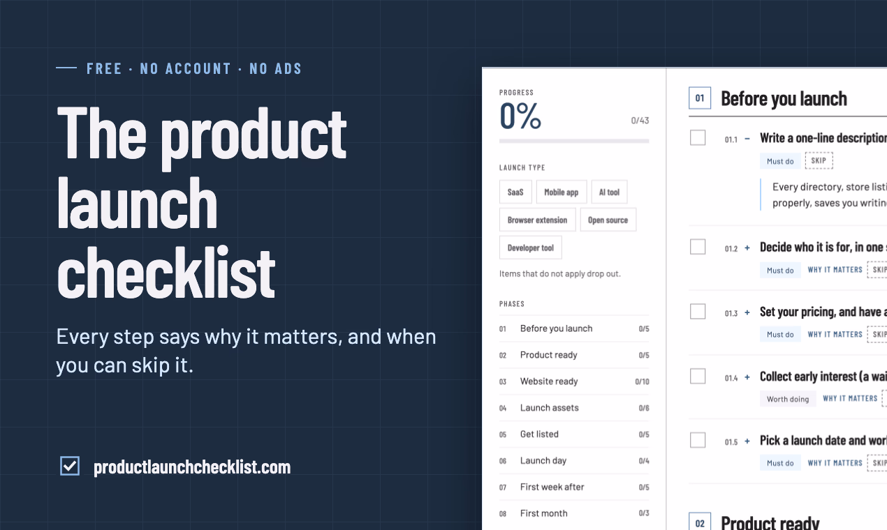 Product Launch Checklist preview