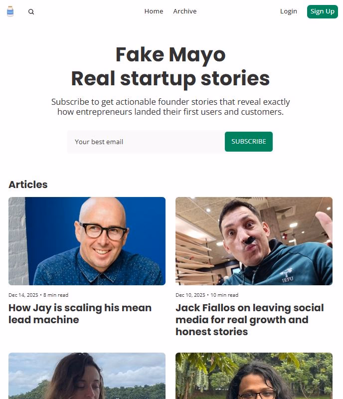 Fake Mayo preview